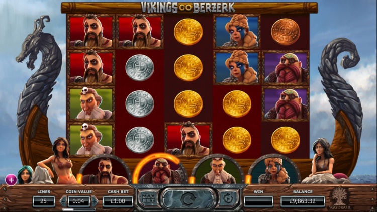 «Vikings go Berzerk» игровой автомат про викингов от казино Azartplay 777